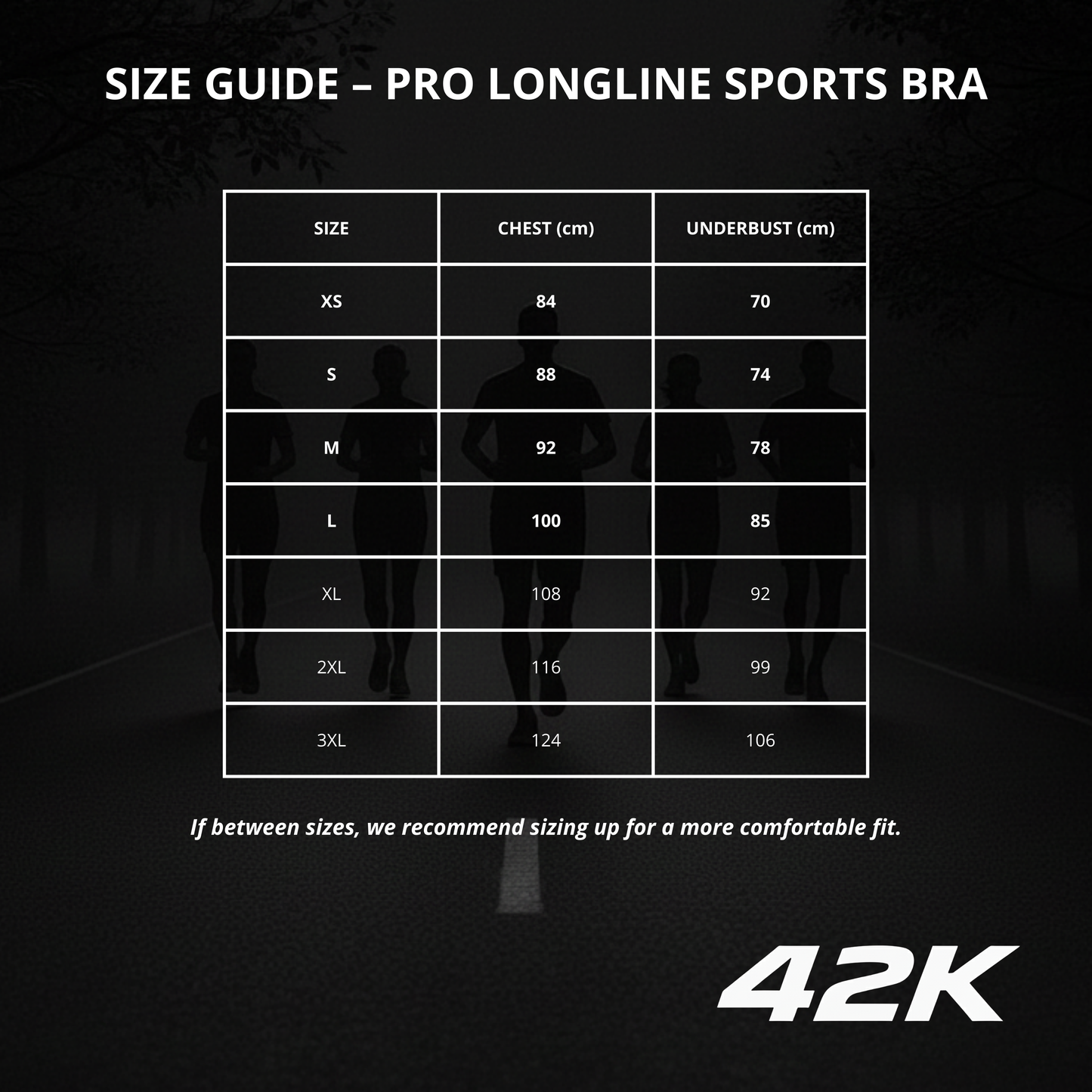 42K Pro Longline Sports Bra