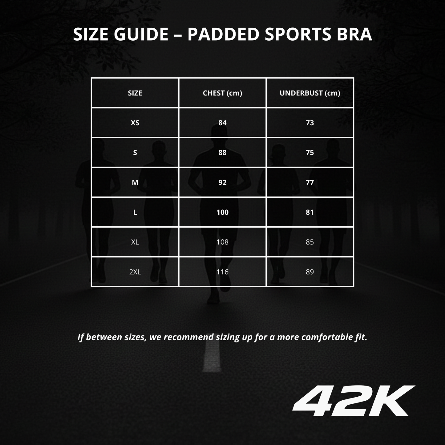 42K Padded Sports Bra