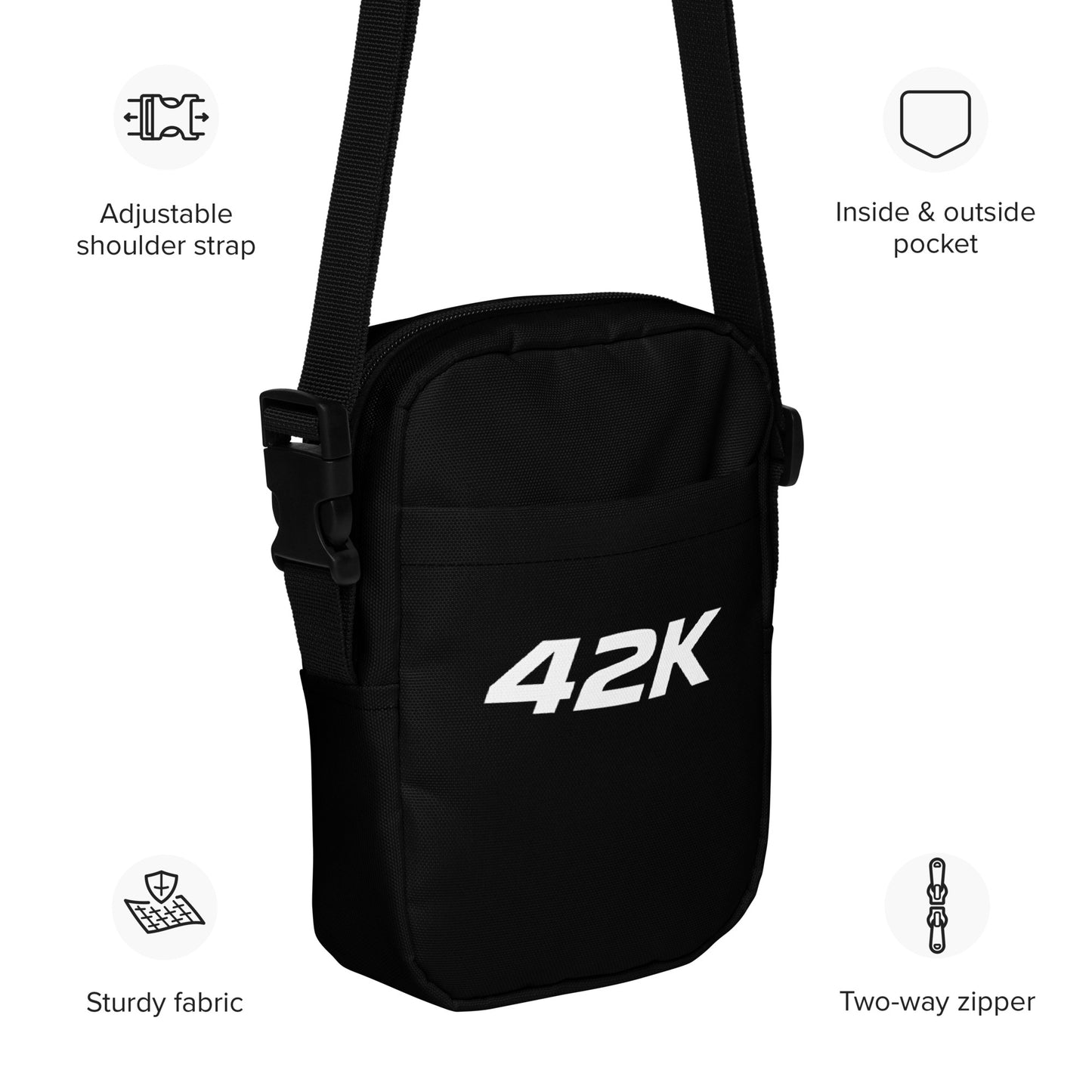 42K Elite Performer Crossbody Bag