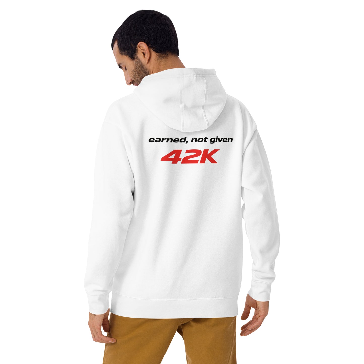 earned, not given 42K | mindset hoodie