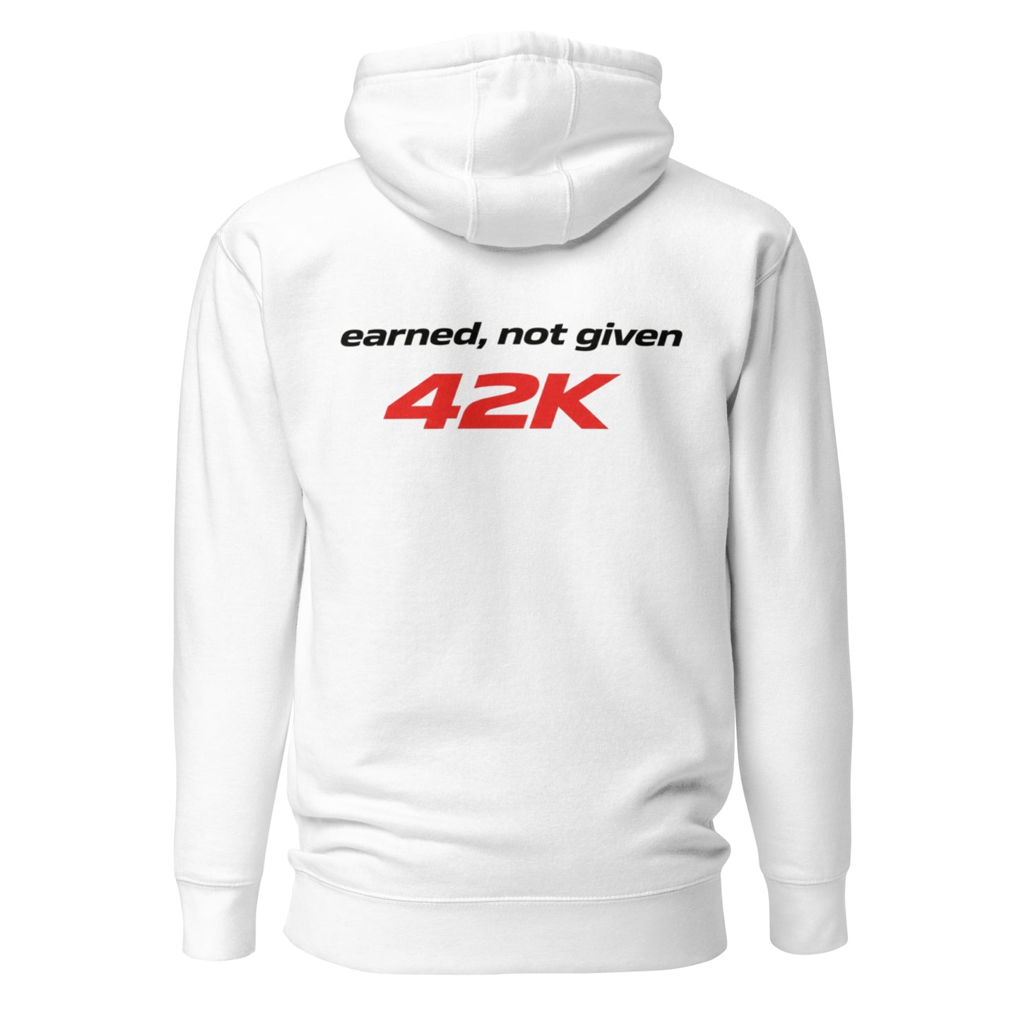 earned, not given 42K | mindset hoodie