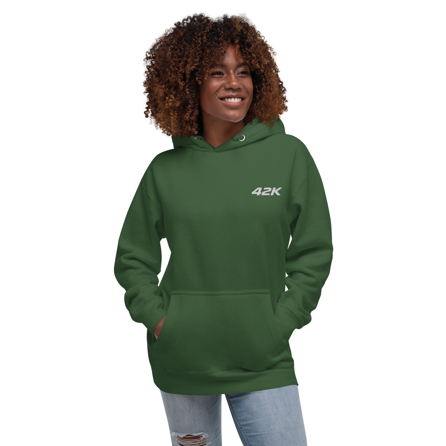 42K The Longest Short Moment in Life | Forest Green Mindset Hoodie