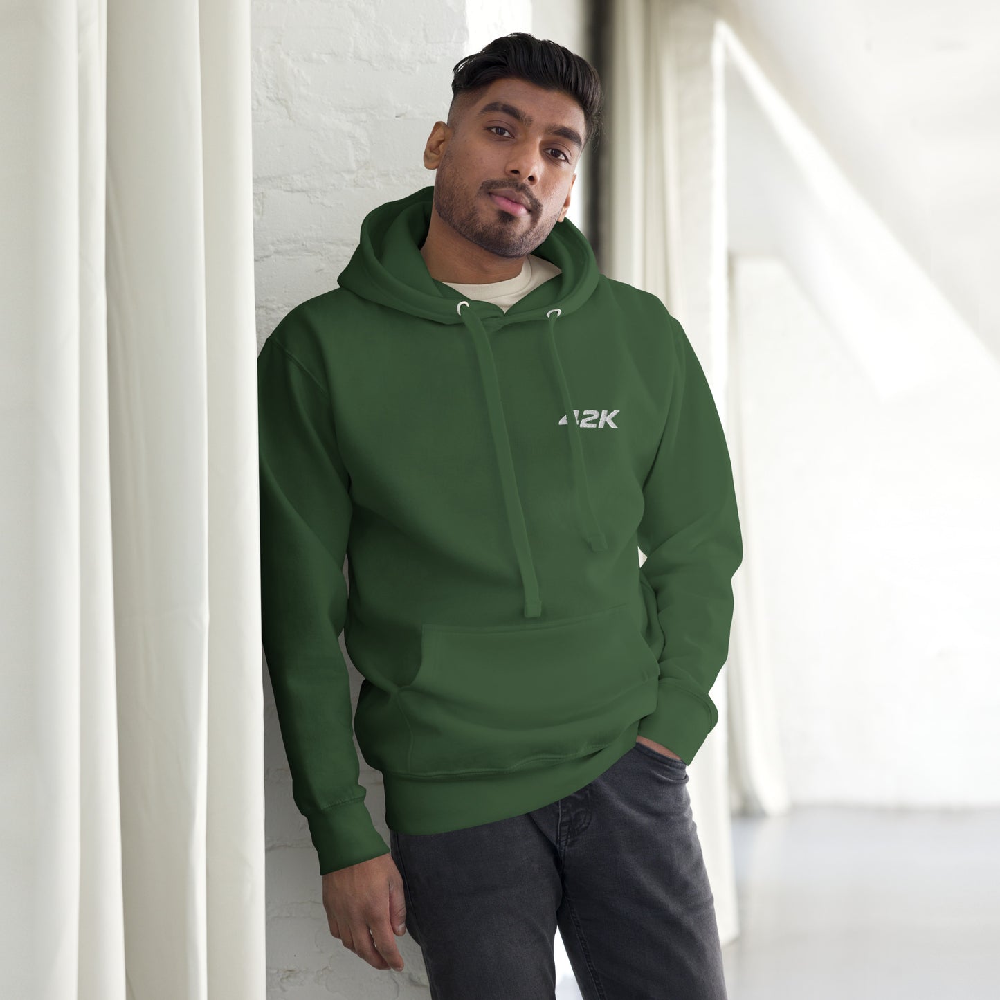 42K The Longest Short Moment in Life | Forest Green Mindset Hoodie